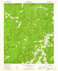 Upshaw Alabama Historical topographic map, 1:24000 scale, 7.5 X 7.5 Minute, Year 1960