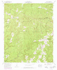 Upshaw Alabama Historical topographic map, 1:24000 scale, 7.5 X 7.5 Minute, Year 1960