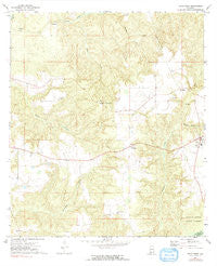 Uriah West Alabama Historical topographic map, 1:24000 scale, 7.5 X 7.5 Minute, Year 1972