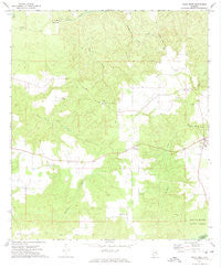 Uriah West Alabama Historical topographic map, 1:24000 scale, 7.5 X 7.5 Minute, Year 1972