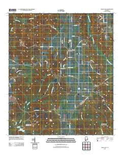 Uriah East Alabama Historical topographic map, 1:24000 scale, 7.5 X 7.5 Minute, Year 2011