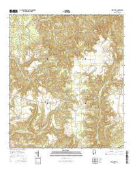 Uriah West Alabama Current topographic map, 1:24000 scale, 7.5 X 7.5 Minute, Year 2014