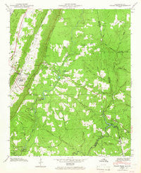 Valley Head Alabama Historical topographic map, 1:24000 scale, 7.5 X 7.5 Minute, Year 1946