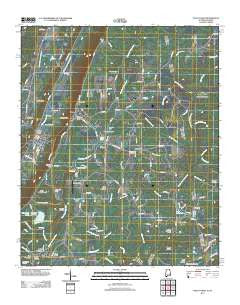 Valley Head Alabama Historical topographic map, 1:24000 scale, 7.5 X 7.5 Minute, Year 2011