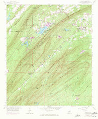 Vandiver Alabama Historical topographic map, 1:24000 scale, 7.5 X 7.5 Minute, Year 1959