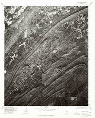Vandiver Alabama Historical topographic map, 1:24000 scale, 7.5 X 7.5 Minute, Year 1975