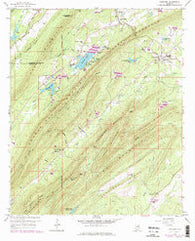 Vandiver Alabama Historical topographic map, 1:24000 scale, 7.5 X 7.5 Minute, Year 1959