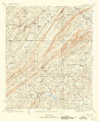 Vandiver Alabama Historical topographic map, 1:62500 scale, 15 X 15 Minute, Year 1906