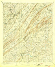 Vandiver Alabama Historical topographic map, 1:62500 scale, 15 X 15 Minute, Year 1908