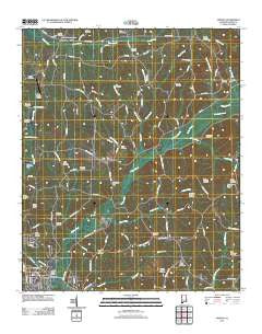 Vernon Alabama Historical topographic map, 1:24000 scale, 7.5 X 7.5 Minute, Year 2011