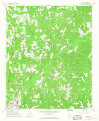 Vernon Alabama Historical topographic map, 1:24000 scale, 7.5 X 7.5 Minute, Year 1967