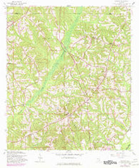 Victoria Alabama Historical topographic map, 1:24000 scale, 7.5 X 7.5 Minute, Year 1960