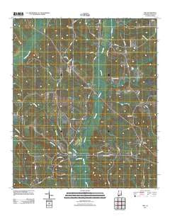 Vida Alabama Historical topographic map, 1:24000 scale, 7.5 X 7.5 Minute, Year 2011