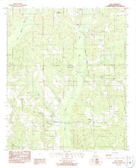 Vida Alabama Historical topographic map, 1:24000 scale, 7.5 X 7.5 Minute, Year 1987