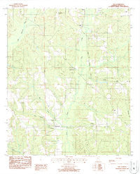Vida Alabama Historical topographic map, 1:24000 scale, 7.5 X 7.5 Minute, Year 1987