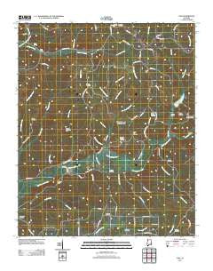 Vina Alabama Historical topographic map, 1:24000 scale, 7.5 X 7.5 Minute, Year 2011