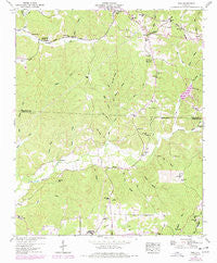 Vina Alabama Historical topographic map, 1:24000 scale, 7.5 X 7.5 Minute, Year 1950