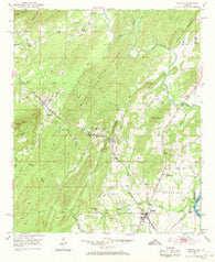 Vincent Alabama Historical topographic map, 1:24000 scale, 7.5 X 7.5 Minute, Year 1951