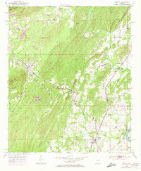 Vincent Alabama Historical topographic map, 1:24000 scale, 7.5 X 7.5 Minute, Year 1951