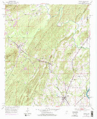 Vincent Alabama Historical topographic map, 1:24000 scale, 7.5 X 7.5 Minute, Year 1951