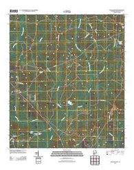 Vinegar Bend Alabama Historical topographic map, 1:24000 scale, 7.5 X 7.5 Minute, Year 2011