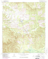 Vredenburgh Alabama Historical topographic map, 1:24000 scale, 7.5 X 7.5 Minute, Year 1973