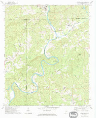 Wadley South Alabama Historical topographic map, 1:24000 scale, 7.5 X 7.5 Minute, Year 1969
