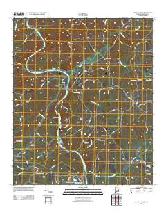 Wadley North Alabama Historical topographic map, 1:24000 scale, 7.5 X 7.5 Minute, Year 2011