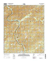 Wadley North Alabama Current topographic map, 1:24000 scale, 7.5 X 7.5 Minute, Year 2014