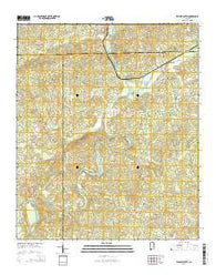 Wadley South Alabama Current topographic map, 1:24000 scale, 7.5 X 7.5 Minute, Year 2014