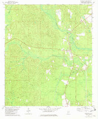 Wagarville Alabama Historical topographic map, 1:24000 scale, 7.5 X 7.5 Minute, Year 1982