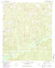 Walker Springs Alabama Historical topographic map, 1:24000 scale, 7.5 X 7.5 Minute, Year 1978