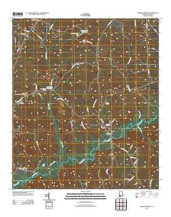 Walker Springs Alabama Historical topographic map, 1:24000 scale, 7.5 X 7.5 Minute, Year 2011
