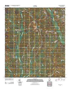 Wallace Alabama Historical topographic map, 1:24000 scale, 7.5 X 7.5 Minute, Year 2011