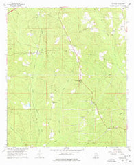 Wallace Alabama Historical topographic map, 1:24000 scale, 7.5 X 7.5 Minute, Year 1960