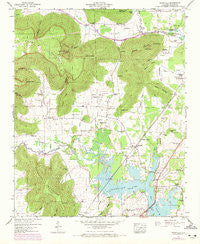 Wannville Alabama Historical topographic map, 1:24000 scale, 7.5 X 7.5 Minute, Year 1947