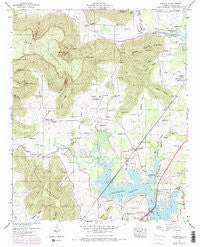 Wannville Alabama Historical topographic map, 1:24000 scale, 7.5 X 7.5 Minute, Year 1947