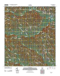 Ward Alabama Historical topographic map, 1:24000 scale, 7.5 X 7.5 Minute, Year 2011