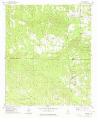 Ward Alabama Historical topographic map, 1:24000 scale, 7.5 X 7.5 Minute, Year 1974