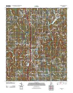 Warrior Alabama Historical topographic map, 1:24000 scale, 7.5 X 7.5 Minute, Year 2011