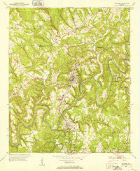 Warrior Alabama Historical topographic map, 1:24000 scale, 7.5 X 7.5 Minute, Year 1951