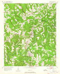 Warrior Alabama Historical topographic map, 1:24000 scale, 7.5 X 7.5 Minute, Year 1951