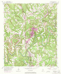 Warrior Alabama Historical topographic map, 1:24000 scale, 7.5 X 7.5 Minute, Year 1951