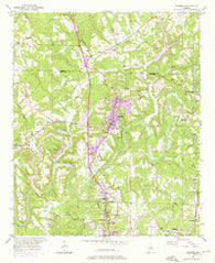 Warrior Alabama Historical topographic map, 1:24000 scale, 7.5 X 7.5 Minute, Year 1951
