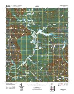 Warrior Dam Alabama Historical topographic map, 1:24000 scale, 7.5 X 7.5 Minute, Year 2011