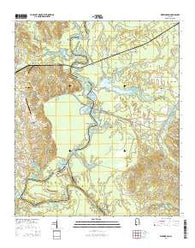Warrior Dam Alabama Current topographic map, 1:24000 scale, 7.5 X 7.5 Minute, Year 2014