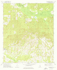 Warriorstand Alabama Historical topographic map, 1:24000 scale, 7.5 X 7.5 Minute, Year 1973
