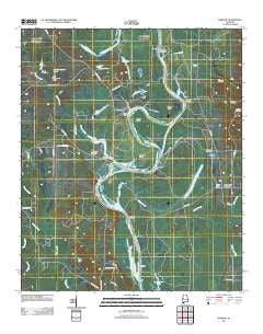 Warsaw Alabama Historical topographic map, 1:24000 scale, 7.5 X 7.5 Minute, Year 2011