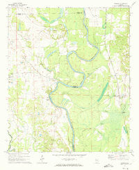 Warsaw Alabama Historical topographic map, 1:24000 scale, 7.5 X 7.5 Minute, Year 1970