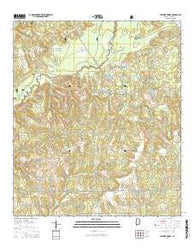 Watkins Bridge Alabama Current topographic map, 1:24000 scale, 7.5 X 7.5 Minute, Year 2014